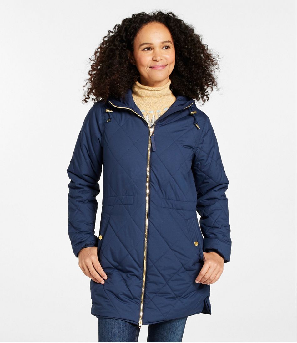 L.L.Bean US | Women's Bean's Cozy Quilted Coat