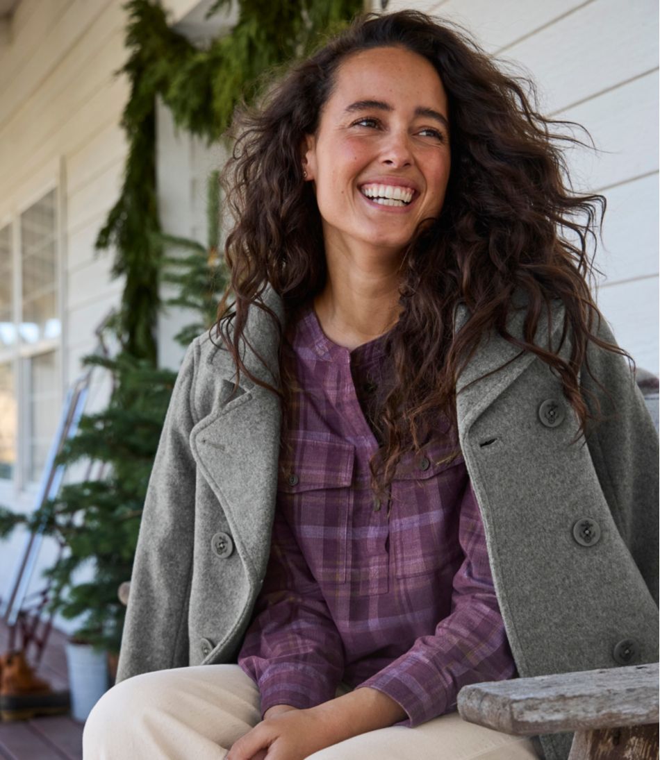L.L.Bean Discount | Women's Classic Lambswool Peacoat