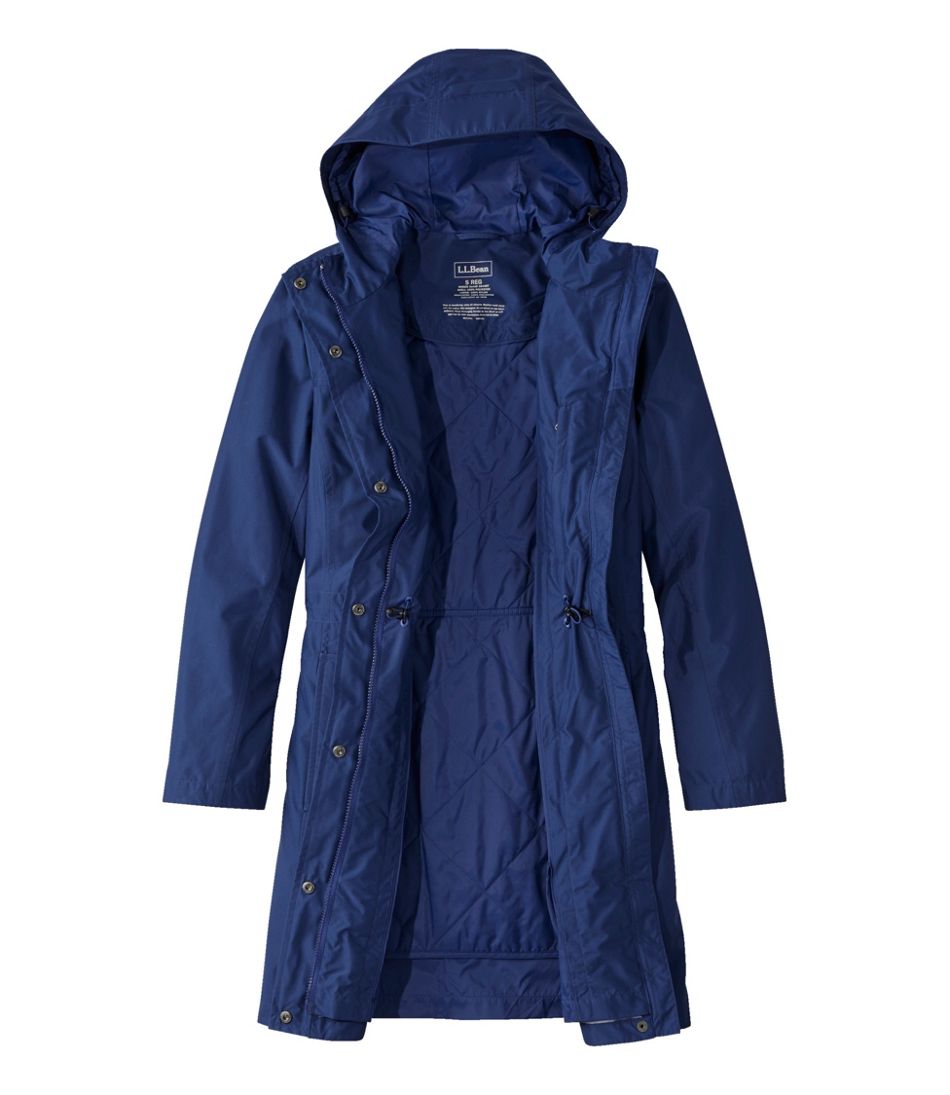 L.L.Bean On Sale | Women's H2OFF Raincoat, PrimaLoft-Lined