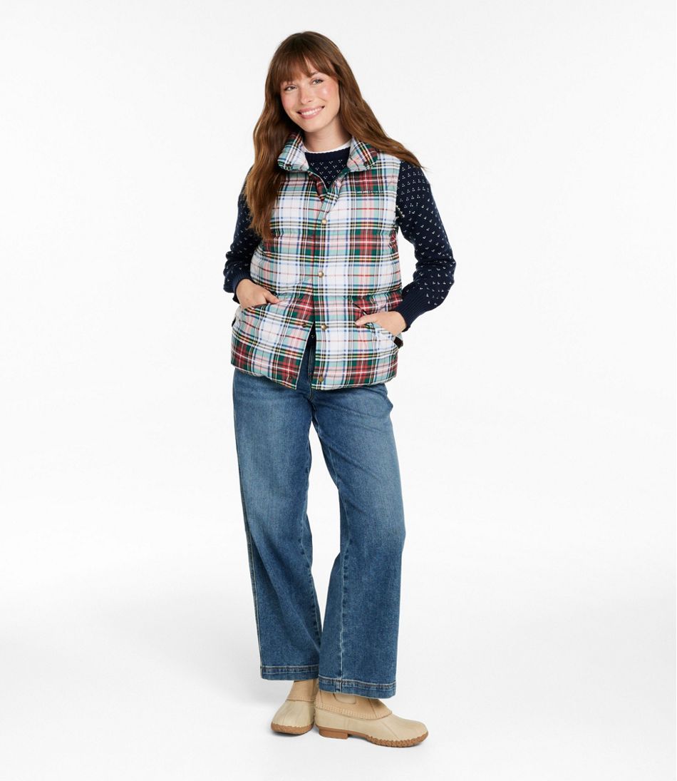 L.L.Bean Outlet | Adults' Bean's Trail Model Down Vest '82, Print