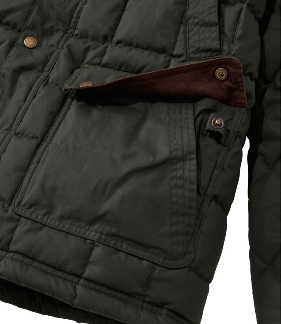 L.L.Bean Outlet | Men's Upcountry Waxed Down Hooded Jacket
