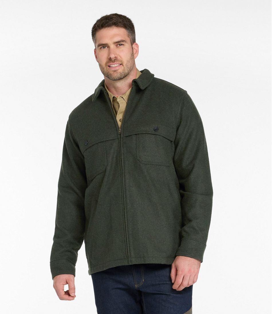L.L.Bean US | Men's Maine Guide Zip-Front Jac-Shirt