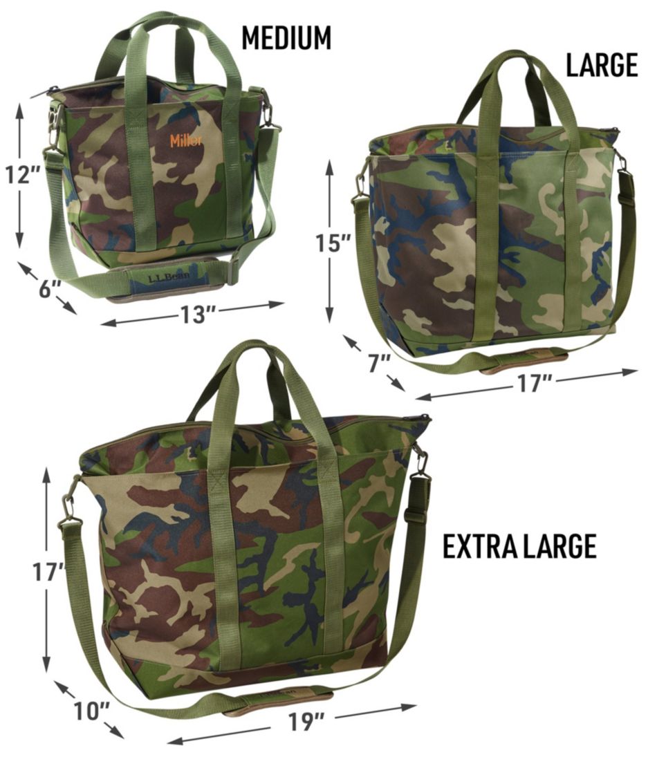 L.L.Bean US | Zip Hunter's Tote Bag With Strap, Camo