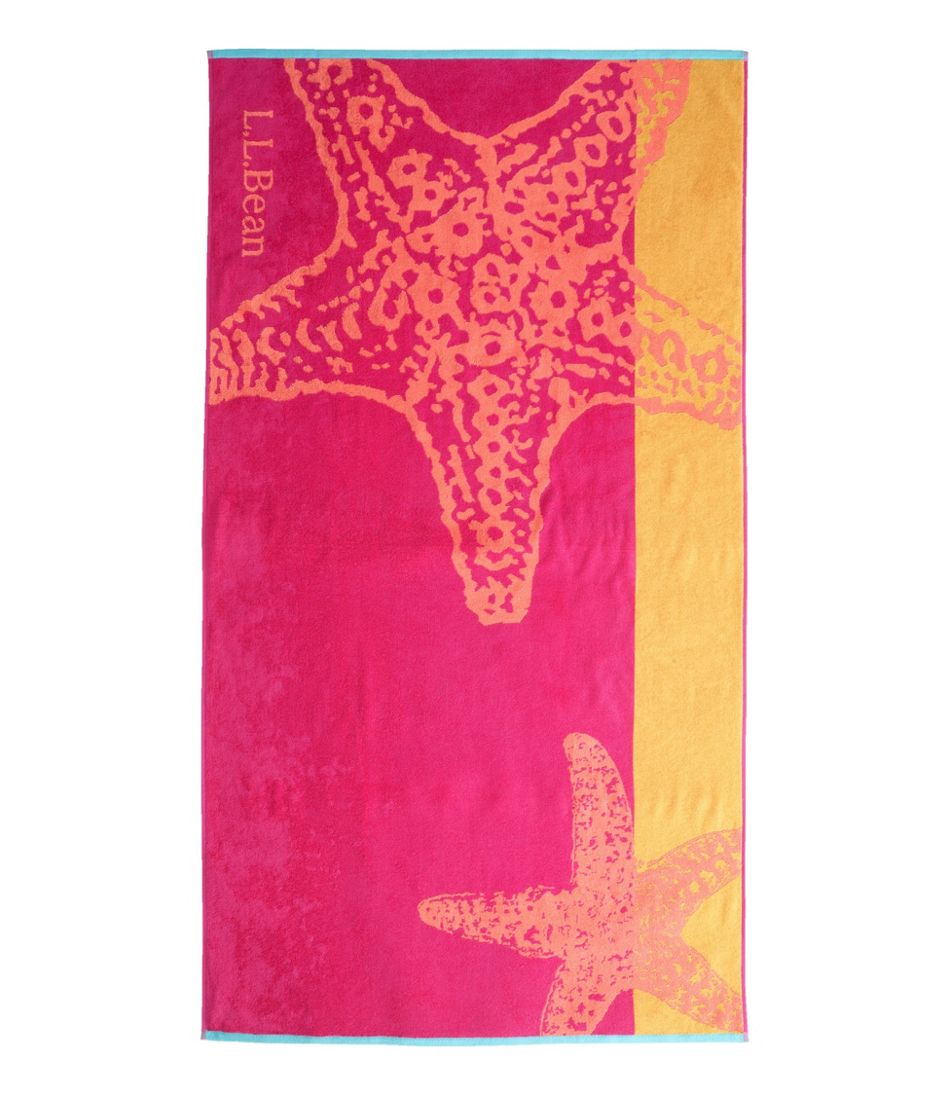 L.L.Bean | Seaside Beach Towel, Starfish