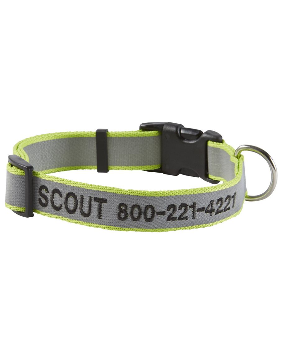 L.L.Bean On Sale | Personalized Pet Collar, Reflective
