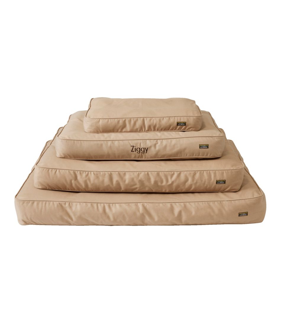 L.L.Bean Sale | Premium Denim Therapeutic Dog Bed, Rectangular