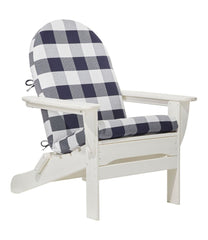L.L.Bean Discount | Adirondack Chair Seat and Back Cushion, Buffalo Plaid