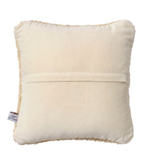 L.L.Bean New | Wool Hooked Throw Pillow, Yellow Dog, 14" x 14"