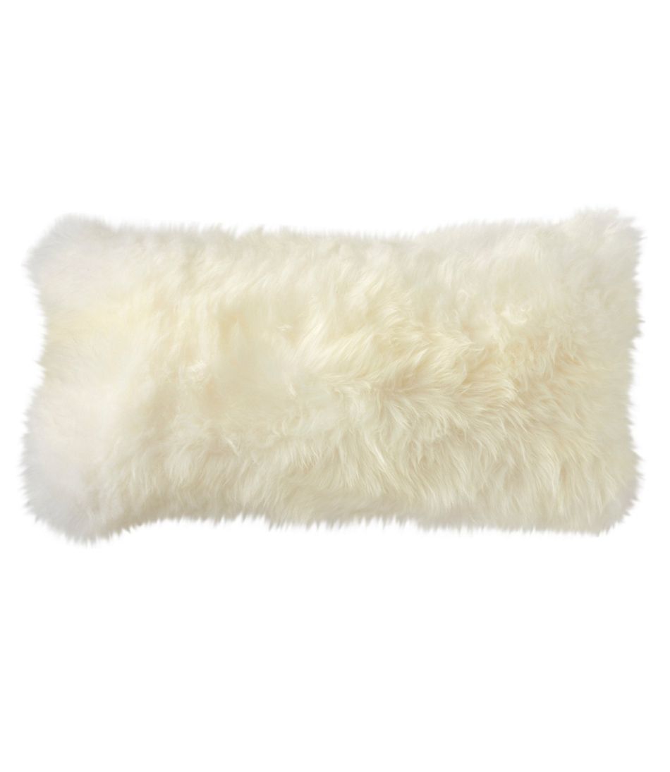L.L.Bean Discount | Sheepskin Throw Pillow, 11" x 22"