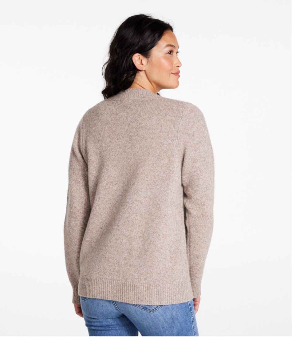 L.L.Bean Online | Women's Bean's Classic Ragg Wool Sweater, Button-Front Cardigan