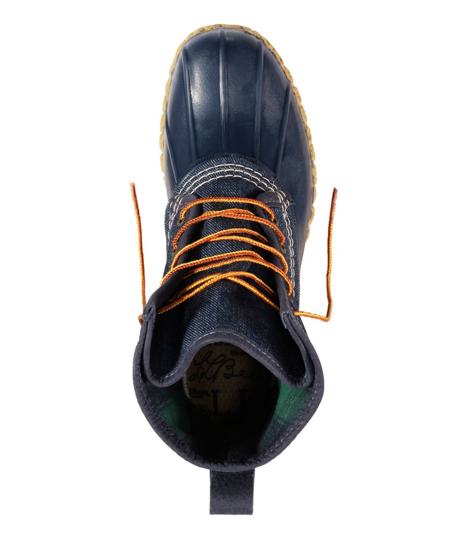 L.L.Bean Outlet | Women's Bean Boots, 8" Denim Insulated Flannel-Lined
