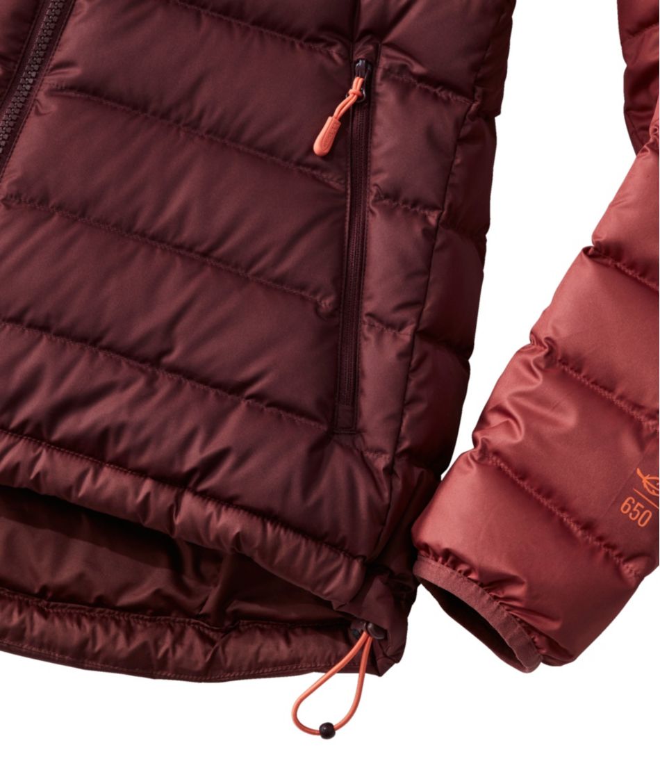 L.L.Bean New | Women's Bean's Down Hooded Jacket, Colorblock