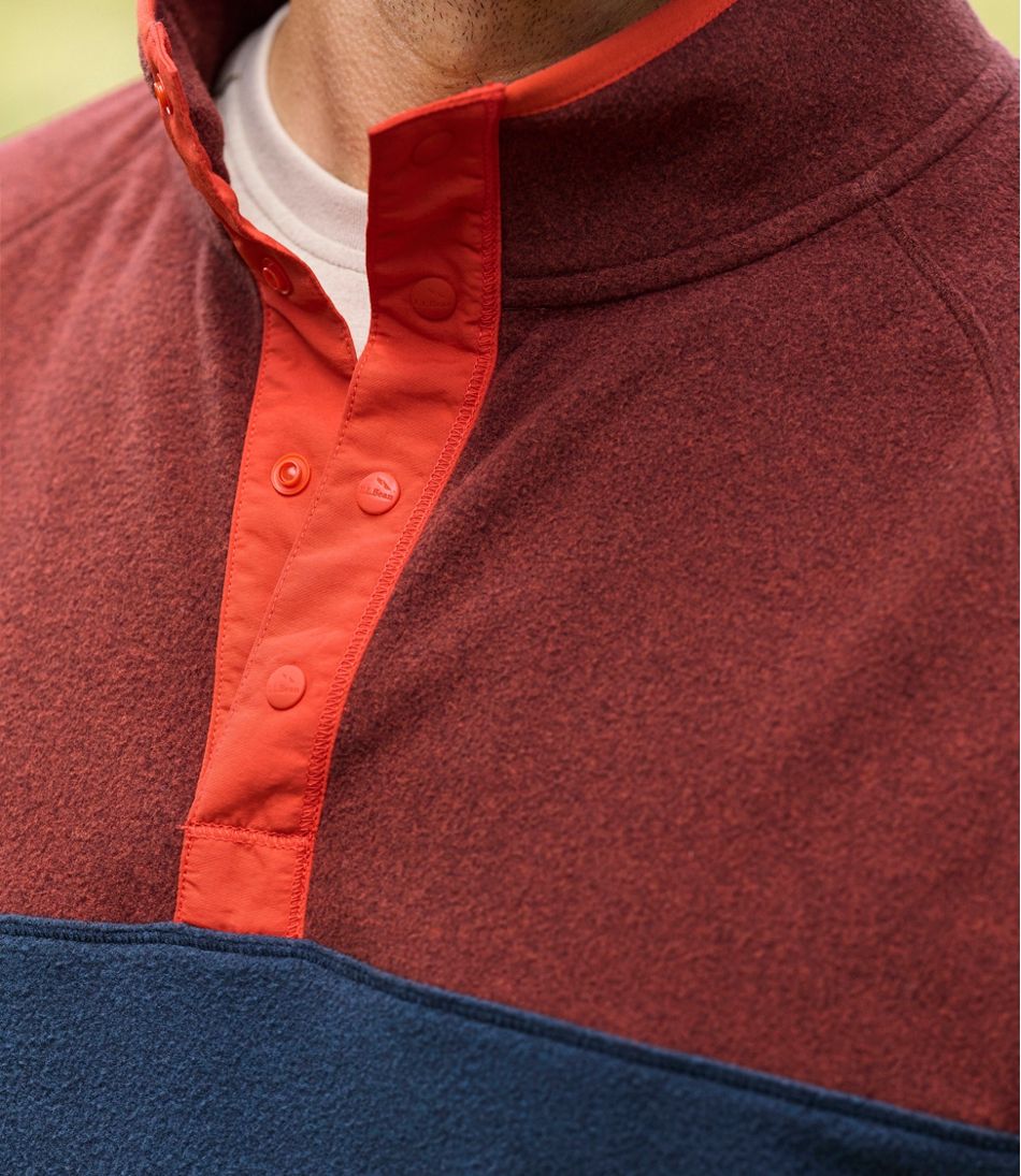 L.L.Bean Sale | Men's All Season Access Fleece Pullover, Colorblock