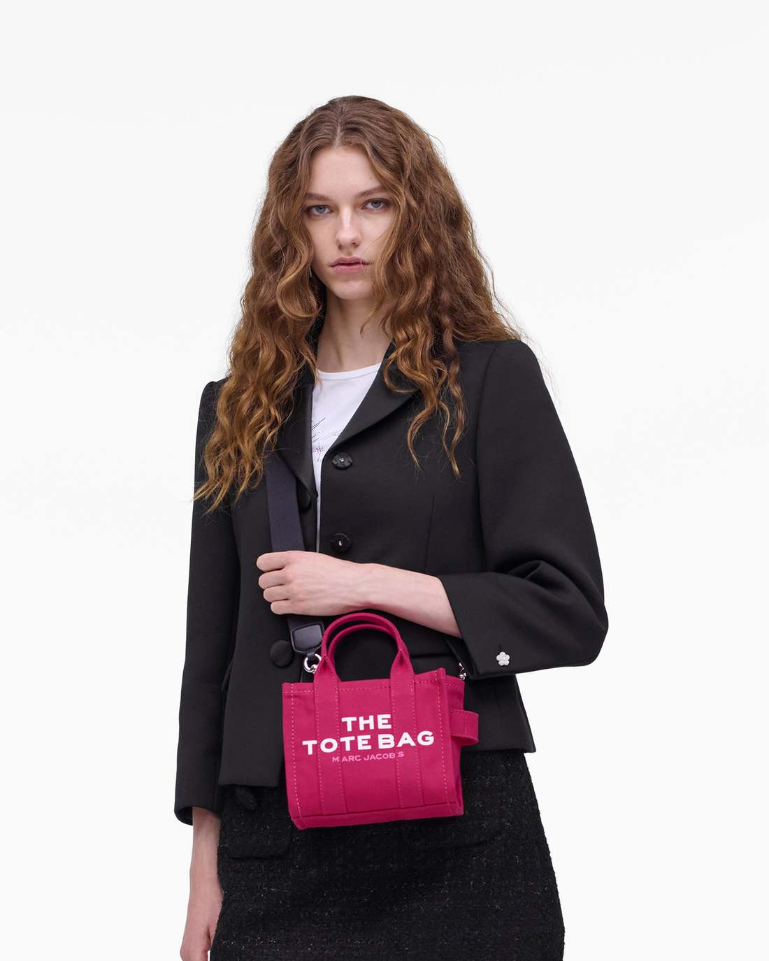 Marc Jacobs The Canvas Crossbody Tote Bag Raspberry Pink BAGS|NEW ARRIVALS
