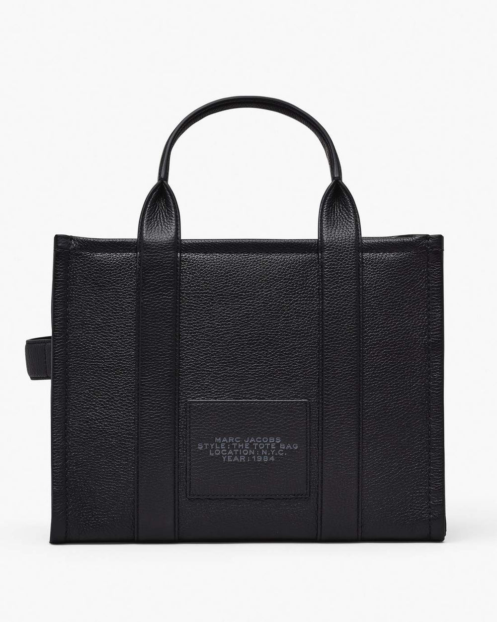Marc Jacobs The Leather Medium Tote Bag Black BAGS|NEW ARRIVALS