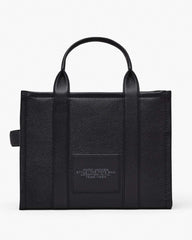 Marc Jacobs The Leather Medium Tote Bag Black BAGS|NEW ARRIVALS