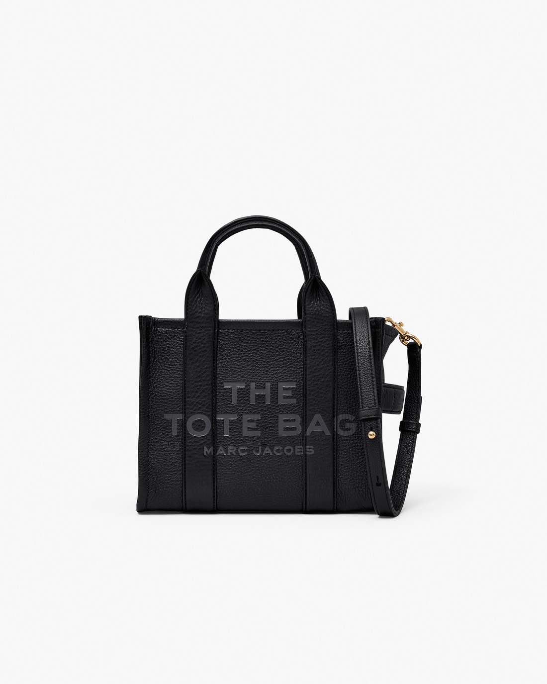 Marc Jacobs The Leather Small Tote Bag Black BAGS|NEW ARRIVALS