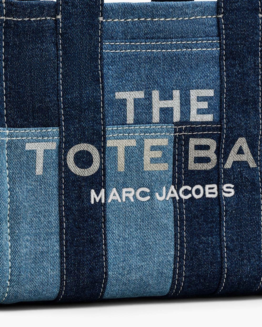 Marc Jacobs The Denim Small Tote Bag Blue Denim BAGS