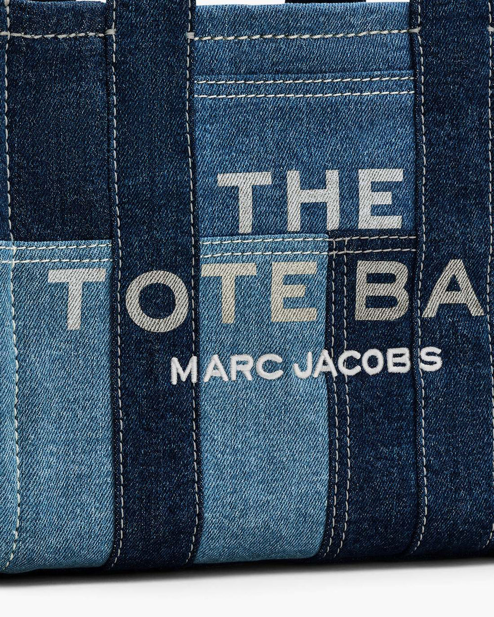 Marc Jacobs The Denim Small Tote Bag Blue Denim BAGS