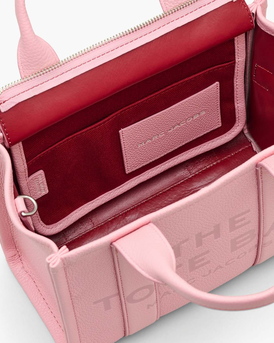 Marc Jacobs The Leather Small Tote Bag Ribbon Pink BAGS