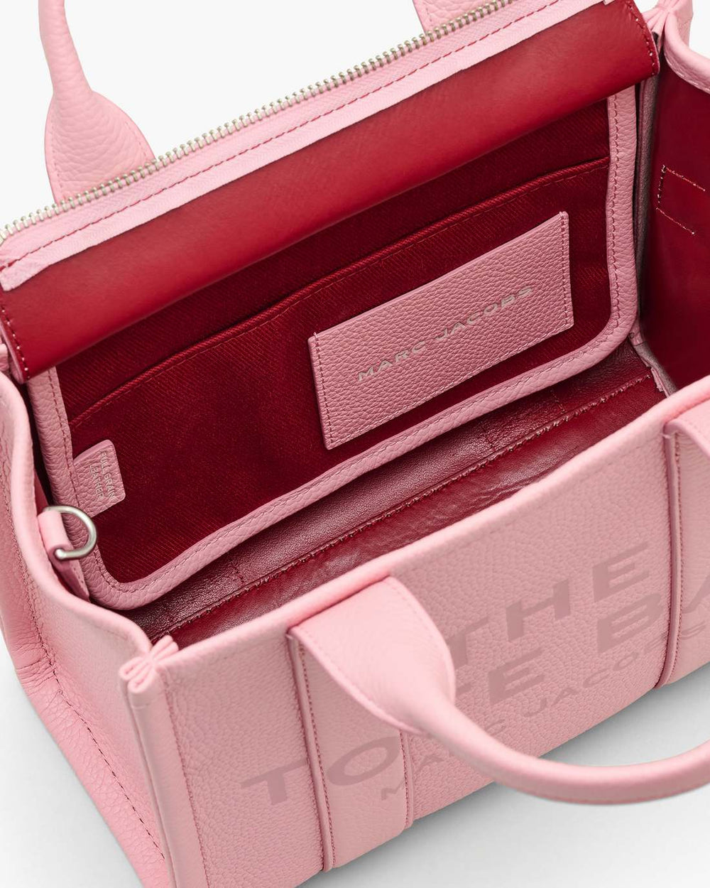 Marc Jacobs The Leather Small Tote Bag Ribbon Pink BAGS