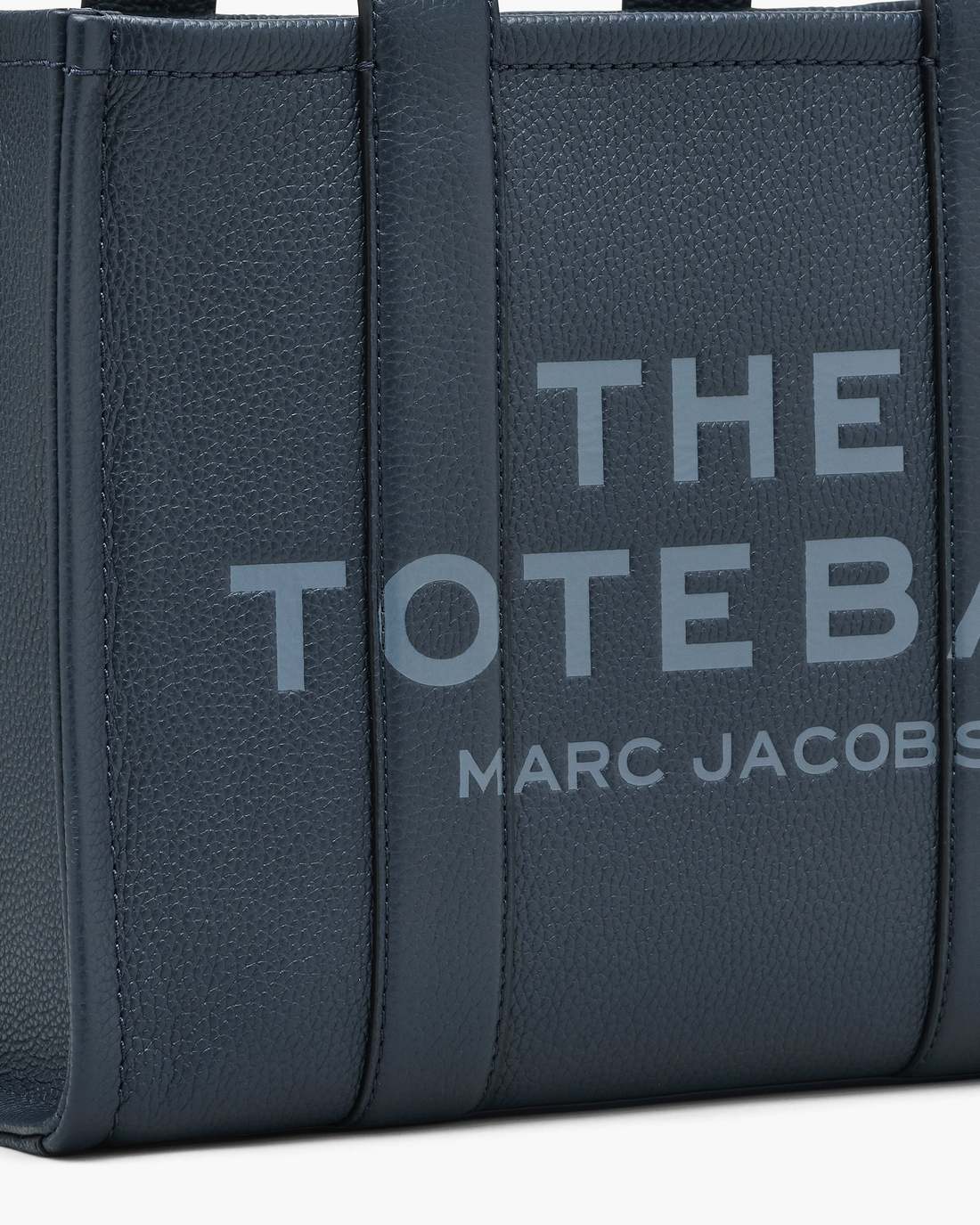 Marc Jacobs The Leather Medium Tote Bag Blue Sea BAGS