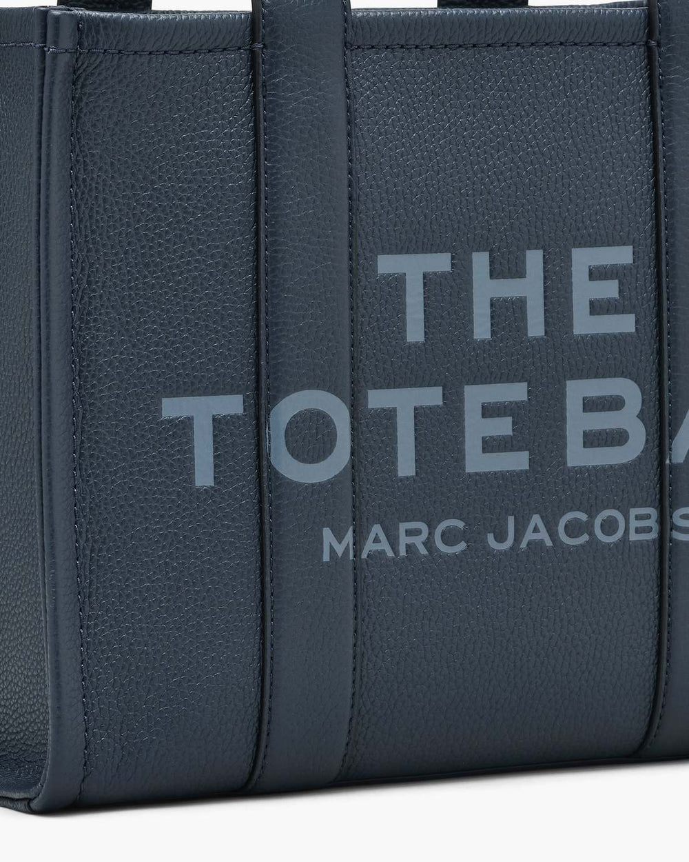 Marc Jacobs The Leather Medium Tote Bag Blue Sea BAGS