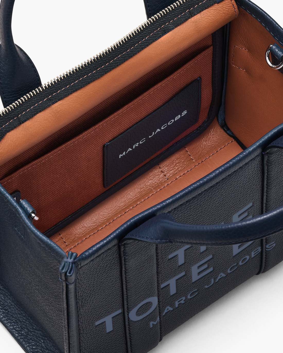 Marc Jacobs The Leather Small Tote Bag Blue Sea BAGS