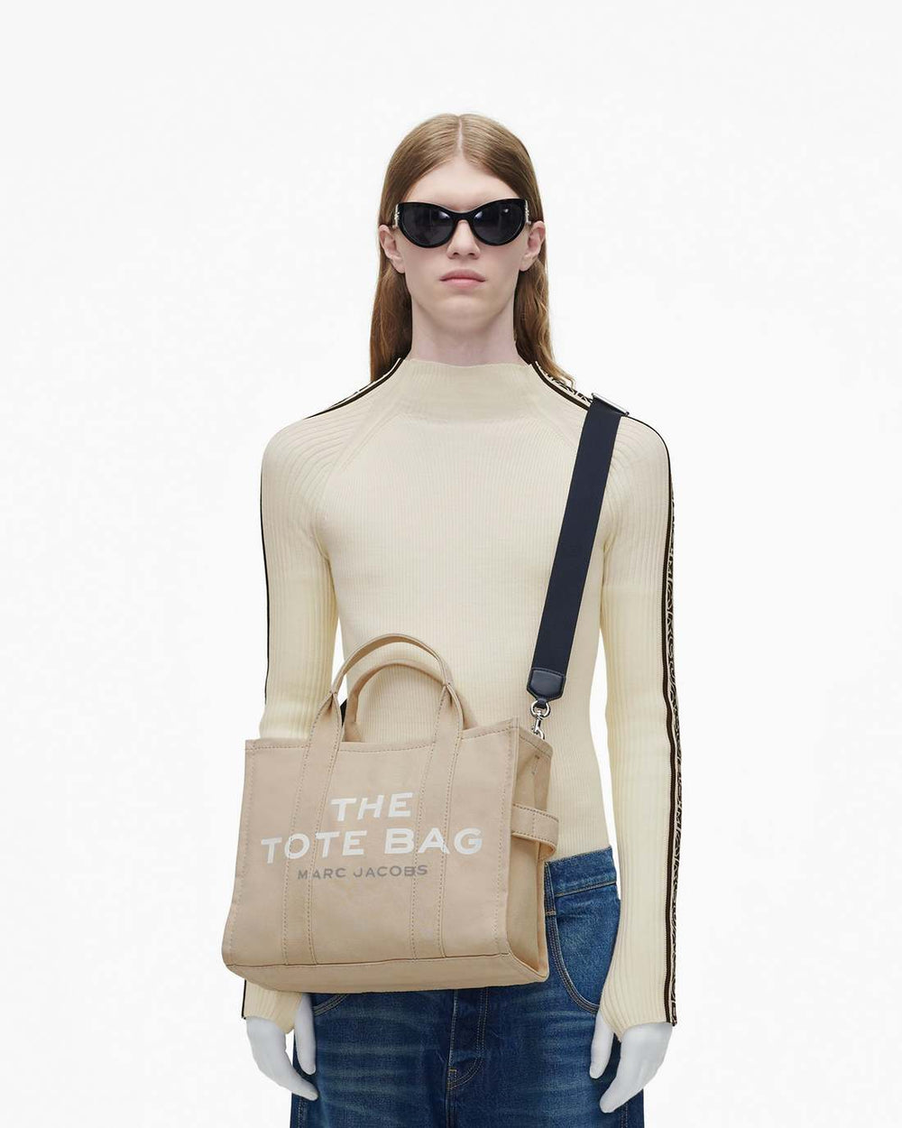 Marc Jacobs The Canvas Medium Tote Bag Beige BAGS