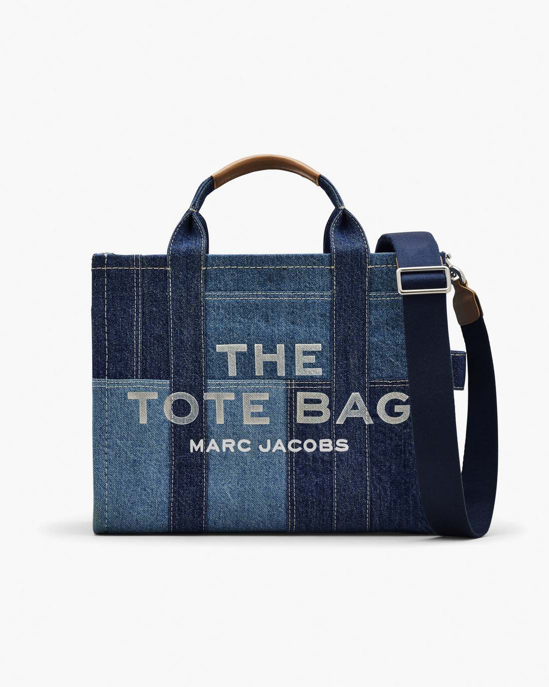 Marc Jacobs The Denim Medium Tote Bag Blue Denim BAGS