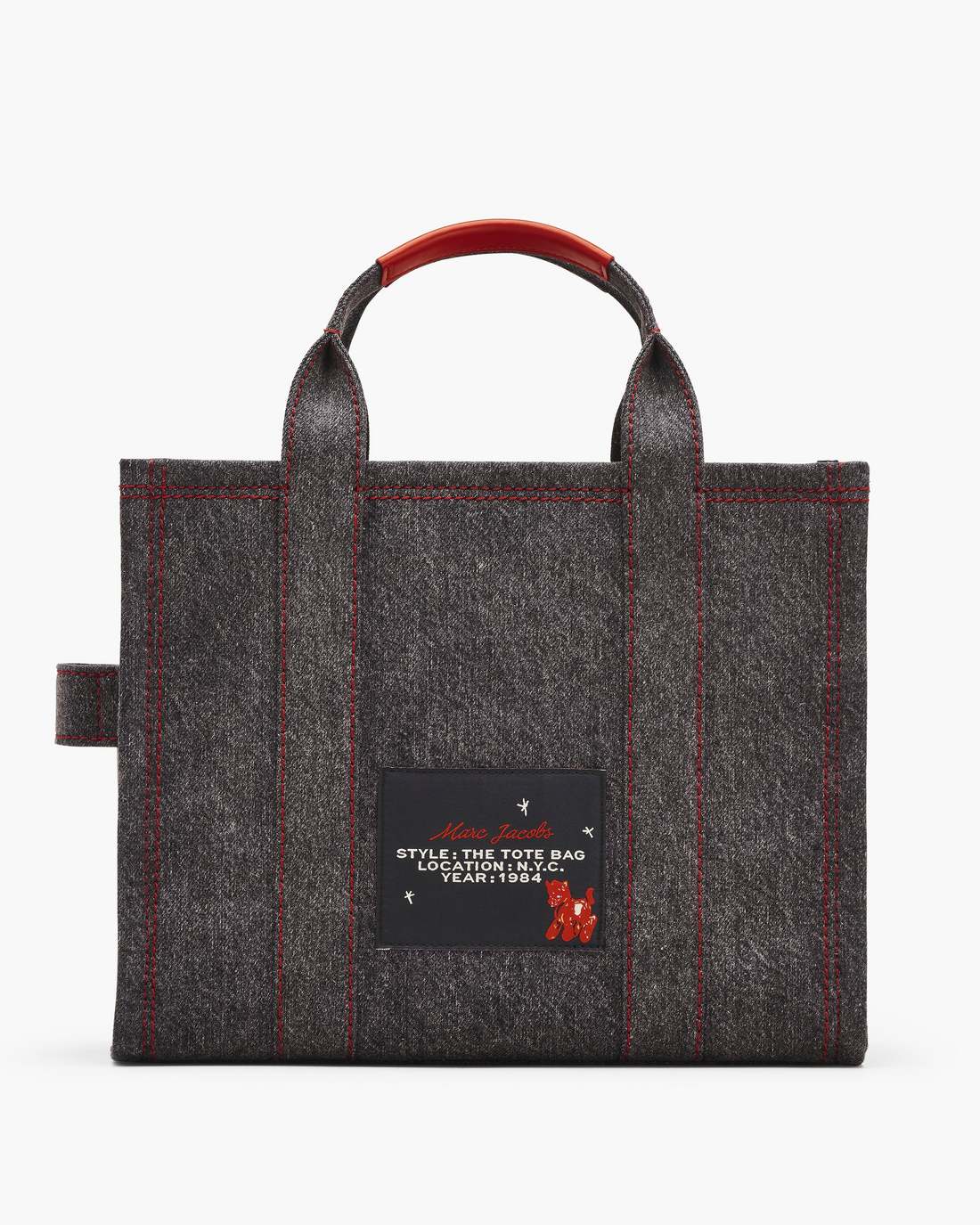 Marc Jacobs The Year Of The Horse Canvas Medium Tote Bag Black Multi BAGS