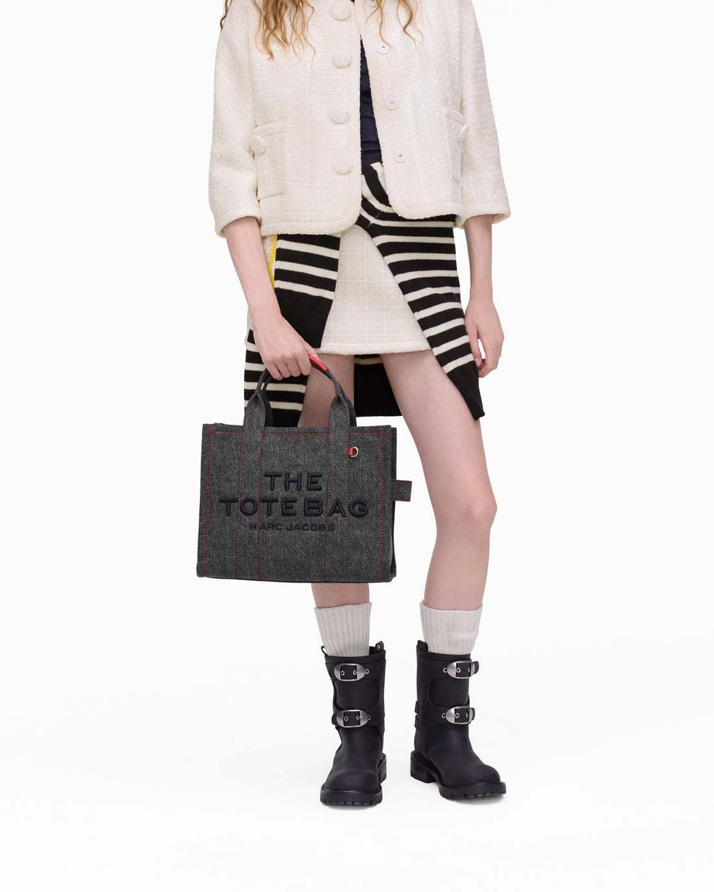 Marc Jacobs The Year Of The Horse Canvas Medium Tote Bag Black Multi BAGS