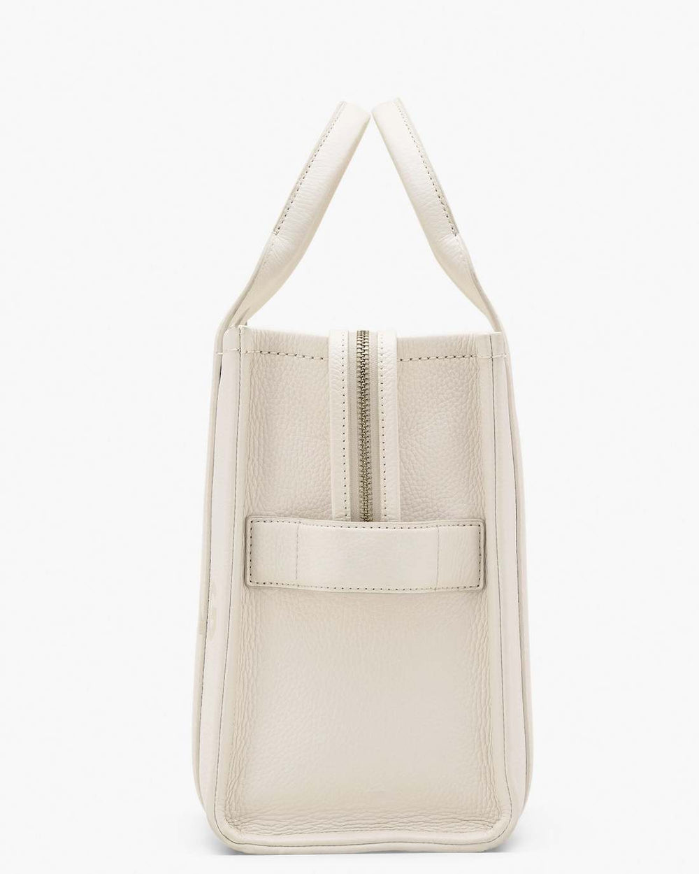 Marc Jacobs The Leather Medium Tote Bag Cotton/Silver BAGS|NEW ARRIVALS