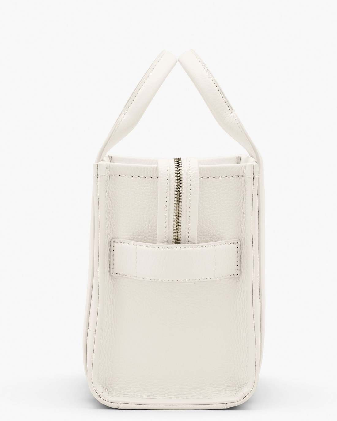 Marc Jacobs The Leather Small Tote Bag Cotton/Silver BAGS