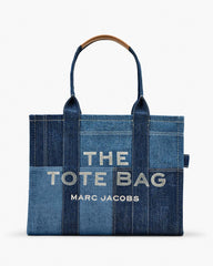 Marc Jacobs The Denim Large Tote Bag Blue Denim BAGS