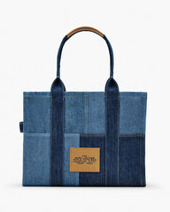 Marc Jacobs The Denim Large Tote Bag Blue Denim BAGS
