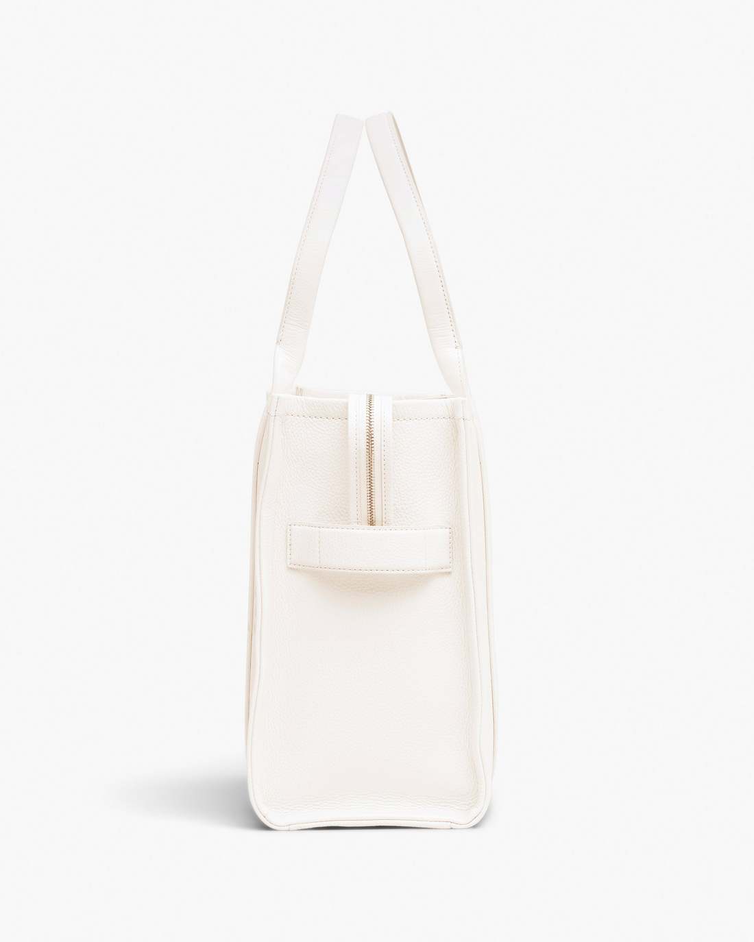 Marc Jacobs The Leather Large Tote Bag Cotton/Silver BAGS