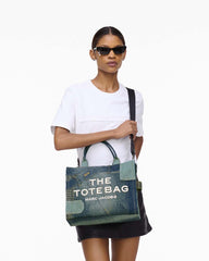 Marc Jacobs The Deconstructed Denim Medium Tote Bag Indigo Multi BAGS