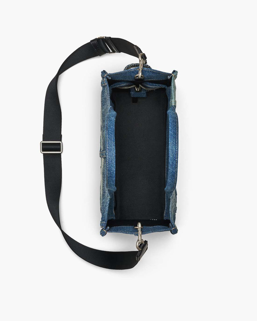 Marc Jacobs The Deconstructed Denim Medium Tote Bag Indigo Multi BAGS