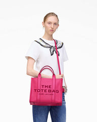 Marc Jacobs The Leather Medium Tote Bag Raspberry Pink BAGS|NEW ARRIVALS