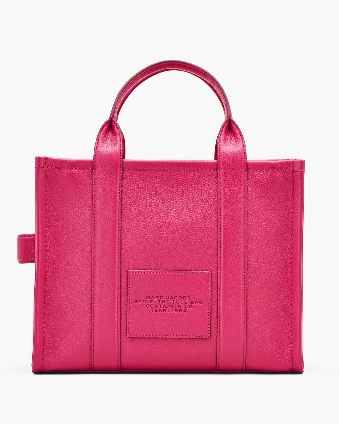 Marc Jacobs The Leather Medium Tote Bag Raspberry Pink BAGS|NEW ARRIVALS
