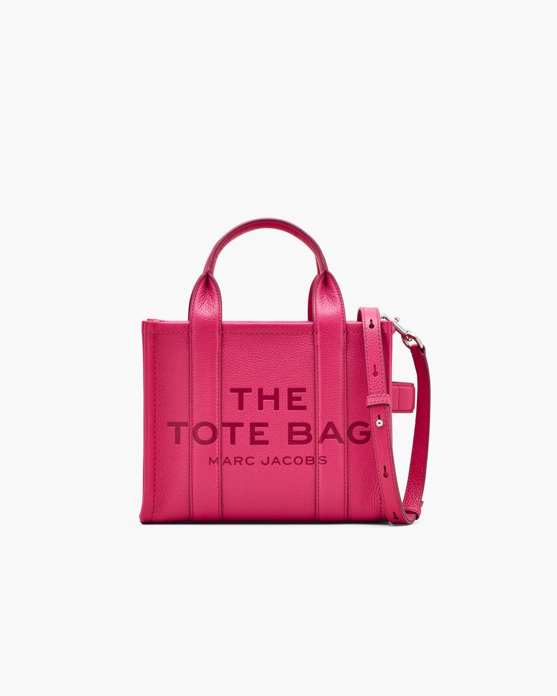 Marc Jacobs The Leather Small Tote Bag Raspberry Pink BAGS|NEW ARRIVALS