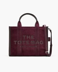 Marc Jacobs The Suede Medium Tote Bag Dark Plum BAGS