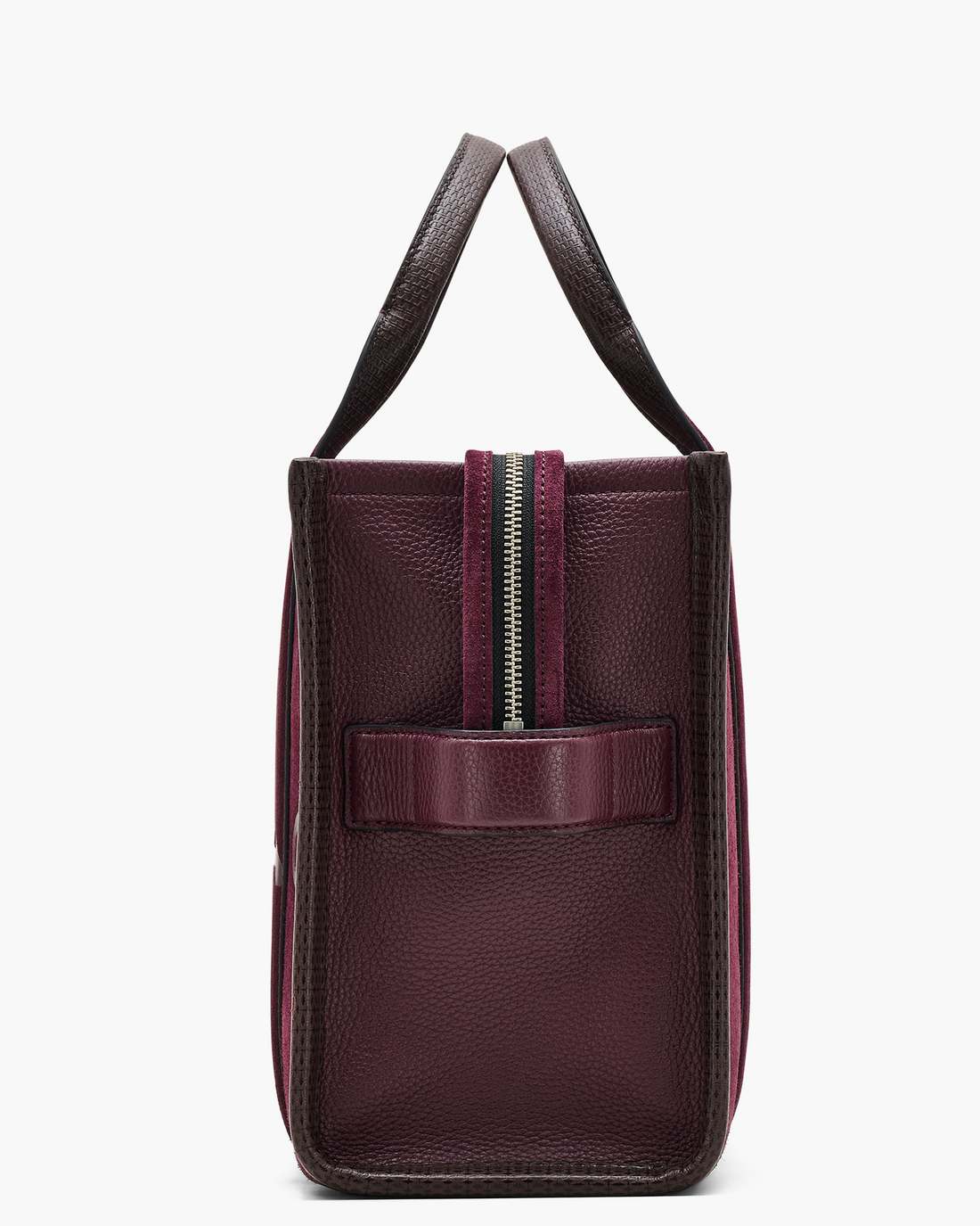 Marc Jacobs The Suede Medium Tote Bag Dark Plum BAGS