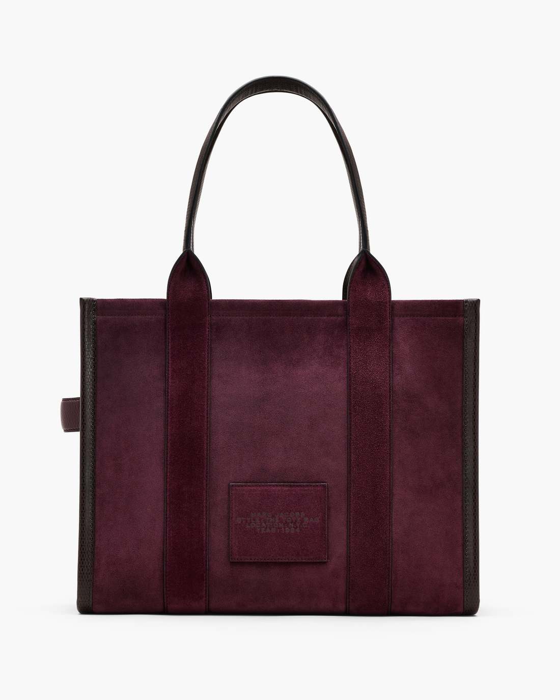 Marc Jacobs The Suede Large Tote Bag Dark Plum BAGS