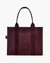 Marc Jacobs The Suede Large Tote Bag Dark Plum BAGS