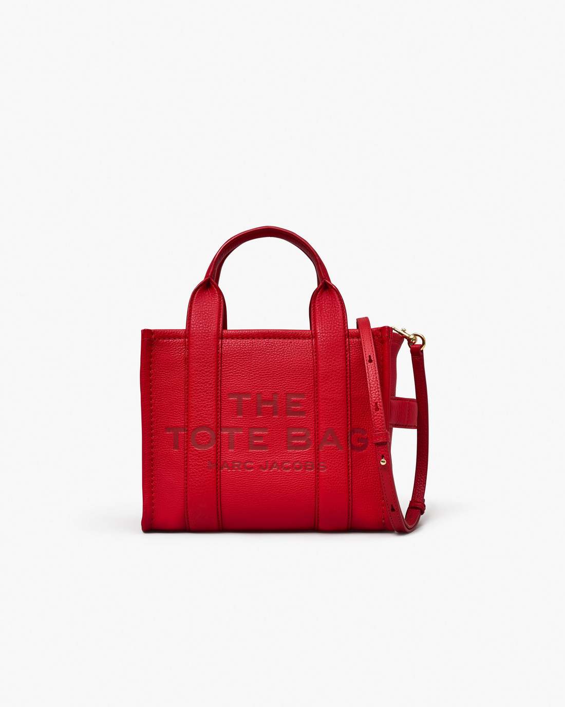 Marc Jacobs The Leather Small Tote Bag True Red BAGS