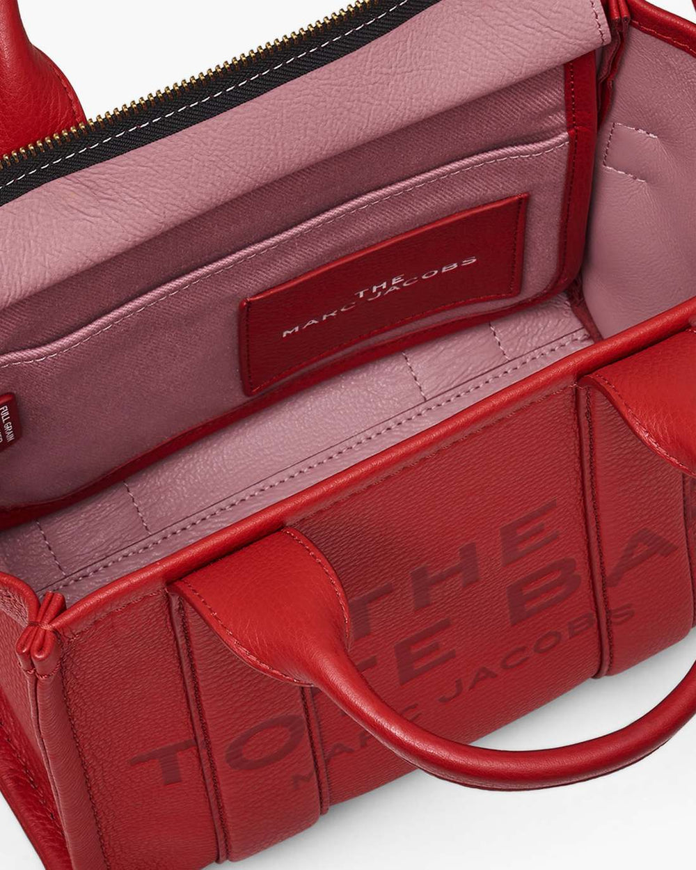 Marc Jacobs The Leather Small Tote Bag True Red BAGS