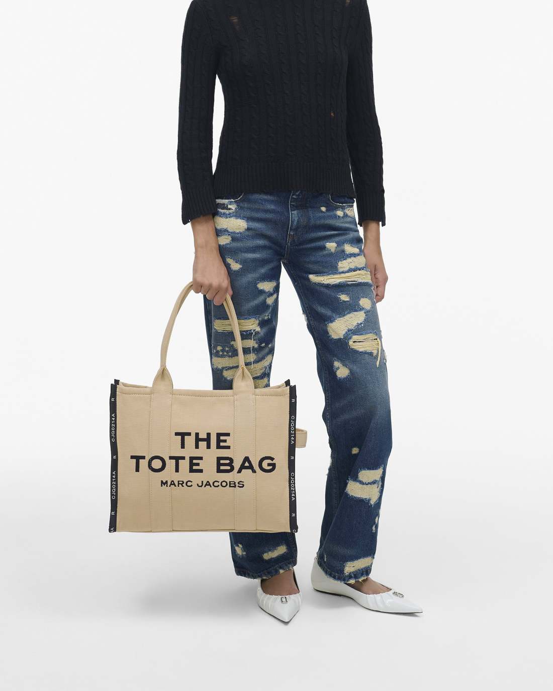 Marc Jacobs The Jacquard Large Tote Bag Warm Sand BAGS