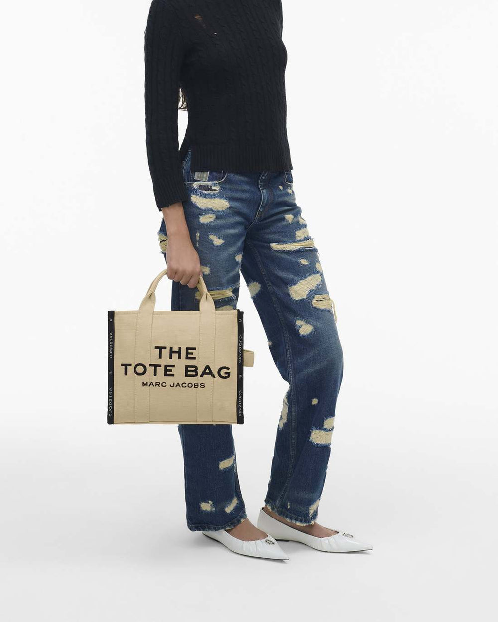 Marc Jacobs The Jacquard Medium Tote Bag Warm Sand BAGS